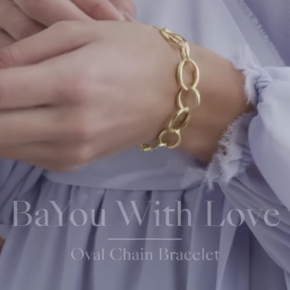 BaYou With Love Chain Bracelet